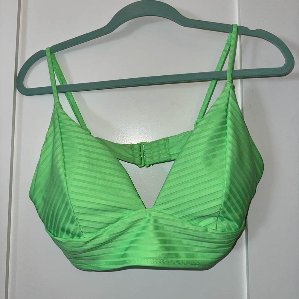 Bright Green Swim Top